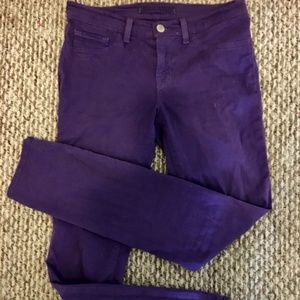 J Brand Purple Skinny Jeans/Pants, SZ 25